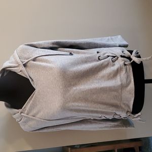 Michael Kors grey hooded sweatshirt